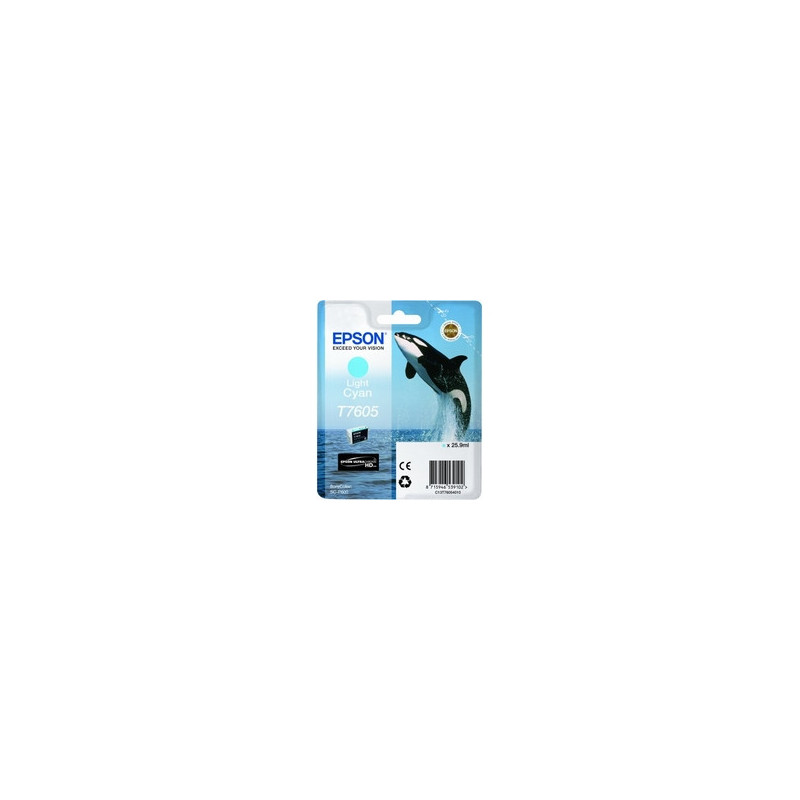 Epson T7605 Ink Cartridge Light Cyan