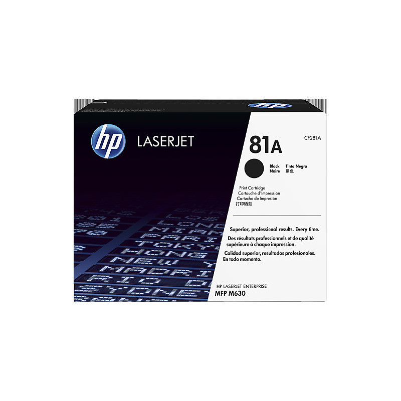 HP 81A tlačová kazeta čierna, CF281A
