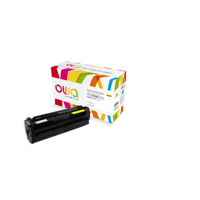 OWA Armor toner kompatibilný s Samsung CLTY506L, (CLT-Y506L, Y506, SU515A), 3500st, žltá/yellow