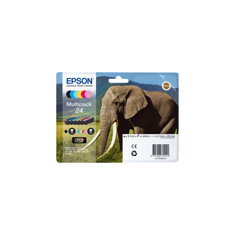 Epson Multipack 6-colours 24 Claria Photo HD Ink
