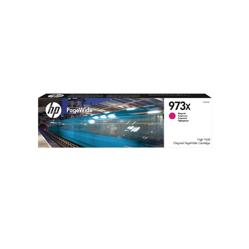 HP 973X purpurová atramentová kazeta, F6T82AE