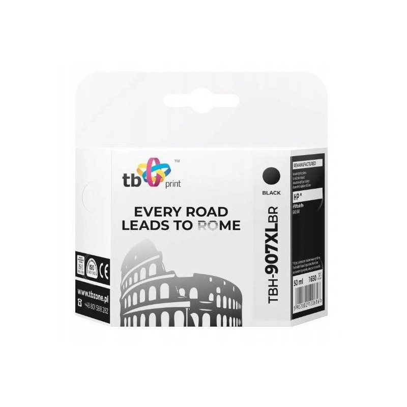 Ink. kazeta TB kompat. s HP TBH-907XLBR BK
