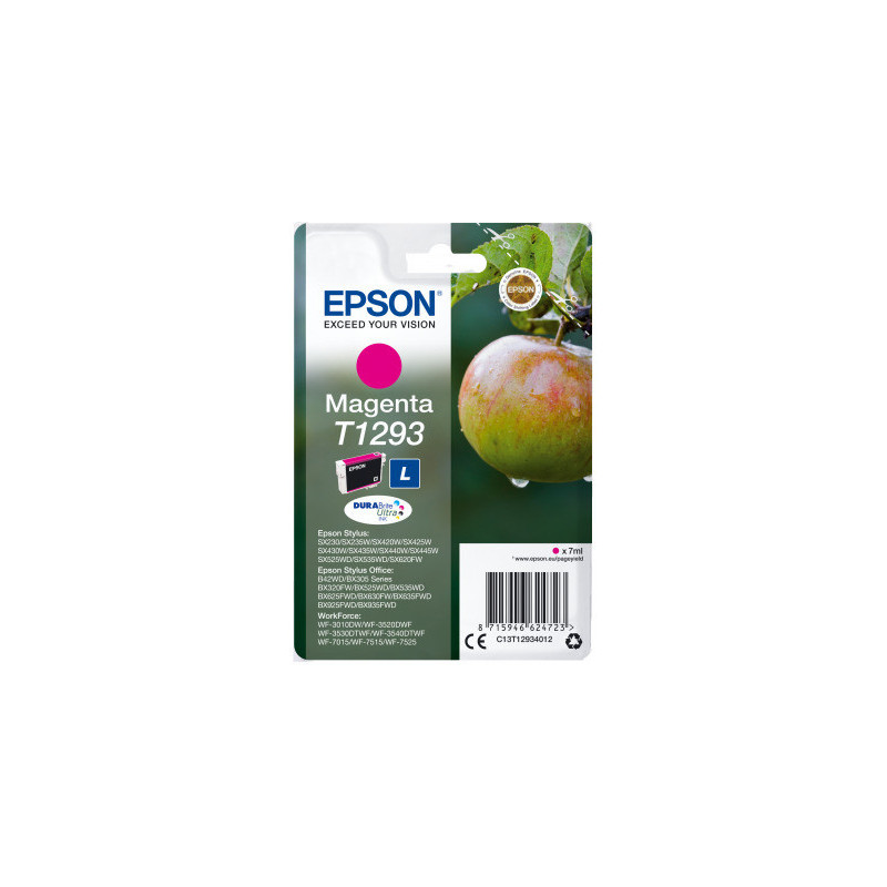 Epson Singlepack Magenta T1293 DURABrite Ultra Ink
