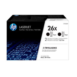 HP 26X tlačová kazeta čierna veľká, CF226XD - 2pack
