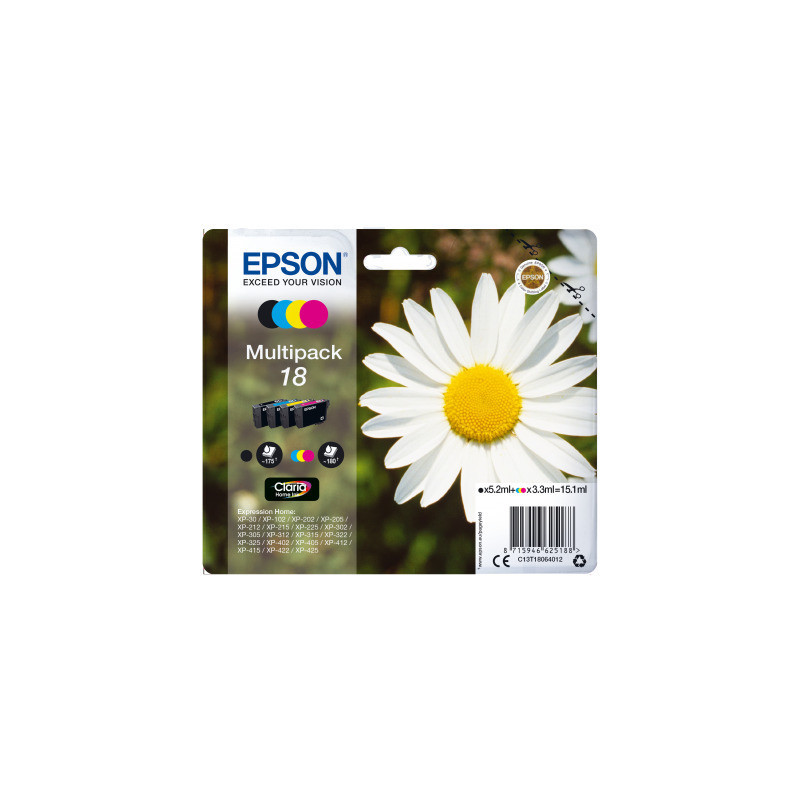 Epson Multipack 4-colours 18 Claria Home Ink