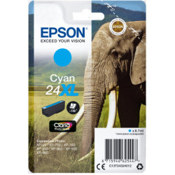 Epson Singlepack Cyan 24XL Claria Photo HD Ink