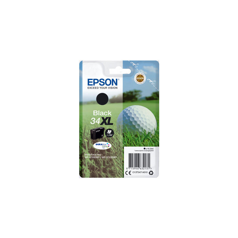 Epson Singlepack Black 34XL DURABrite Ultra Ink