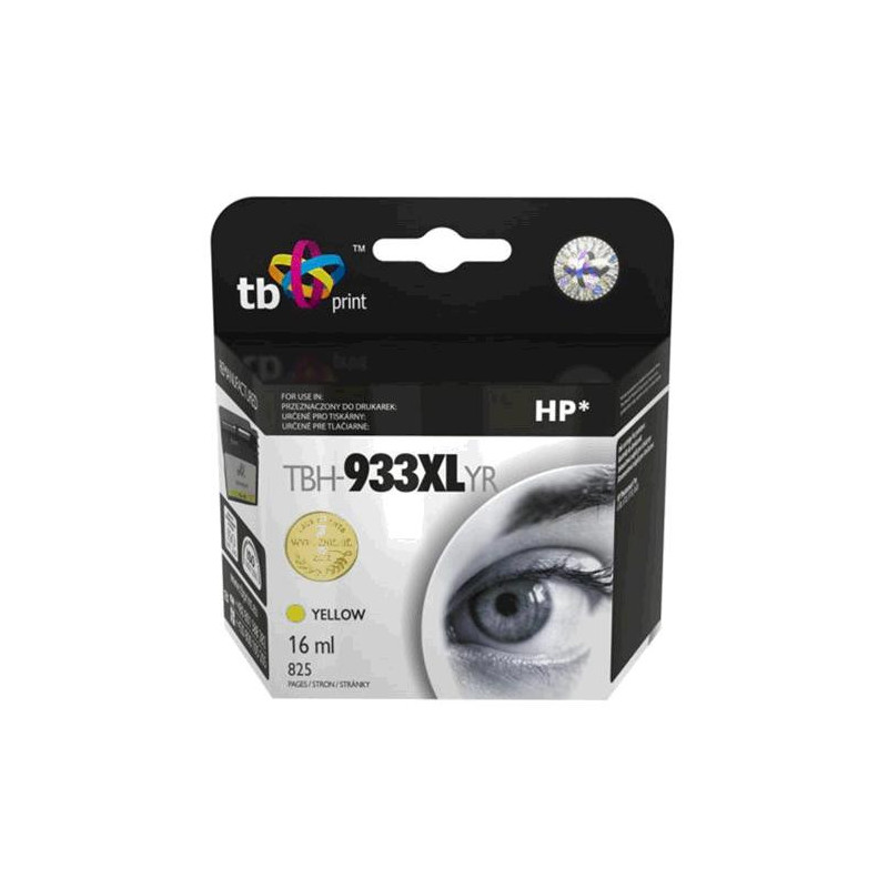 Ink. kazeta TB kompat. s HP OP 6230, YE reman