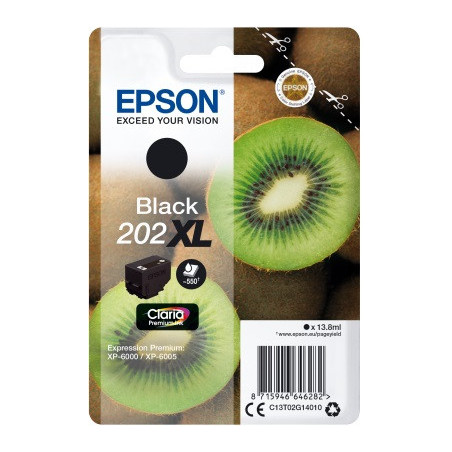 EPSON singlepack,Black 202XL,Premium Ink,XL