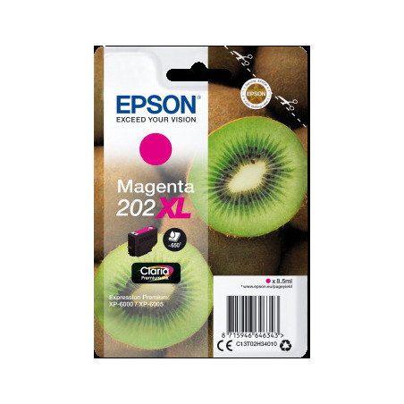 EPSON singlepack,Magenta 202XL,Premium Ink,XL