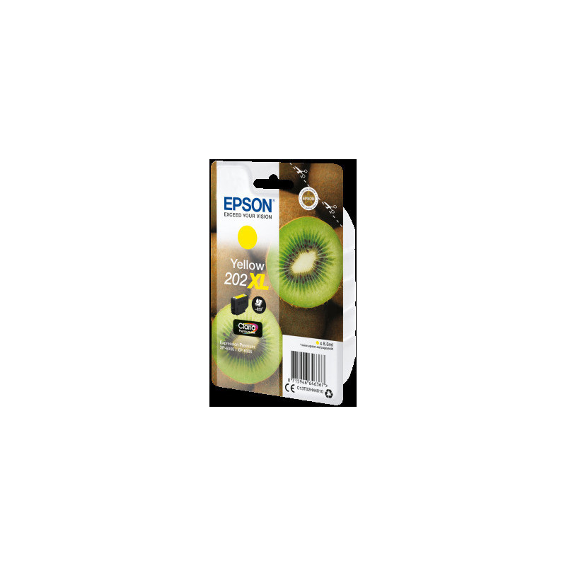 EPSON singlepack,Yellow 202XL,Premium Ink,XL