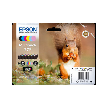 Epson Multipack 6-colours 378 Claria Photo HD Ink