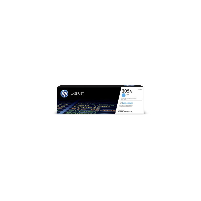 HP 205 Cyan Original LJ Toner Cartridge, CF531A