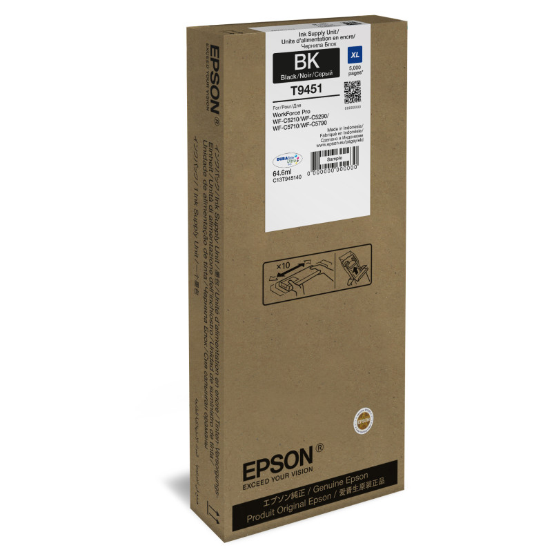 Epson séria WF-C5xxx - Ink Cartridge Black XL