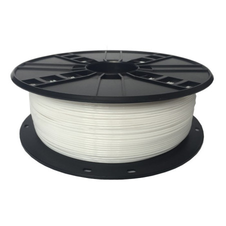 GEMBIRD Struna pre 3D tlač,PETG,1,75mm,1Kg,biela