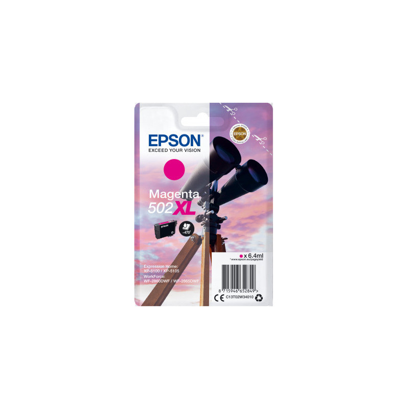 EPSON singlepack,Magenta 502XL,Ink,XL