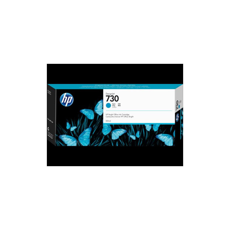 HP 730 300 ml Cyan Ink Cartridge
