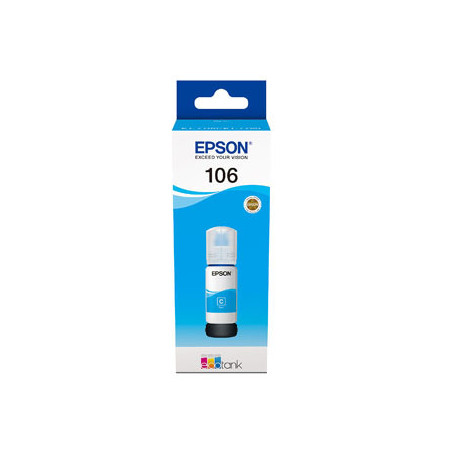 106 EcoTank Cyan ink bottle