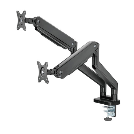 Držiak monitora Brateck LDT60-C024 dve ramená vedľa seba mechanická pružina Heavy Duty