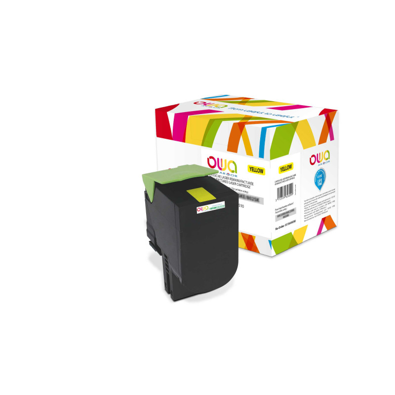 OWA Armor toner kompatibilný s Lexmark 80C2SY0, 2000st, žltá/yellow