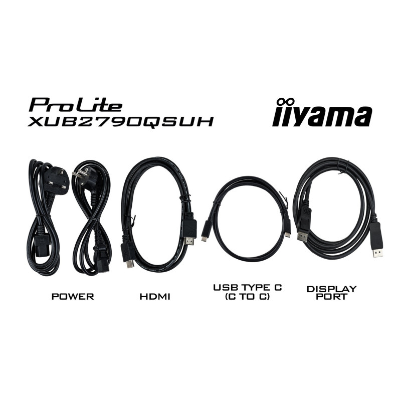 iiyama ProLite/XUB2790QSUH-B2/27"/IPS/QHD/100Hz/0,4ms/Čierna/3R