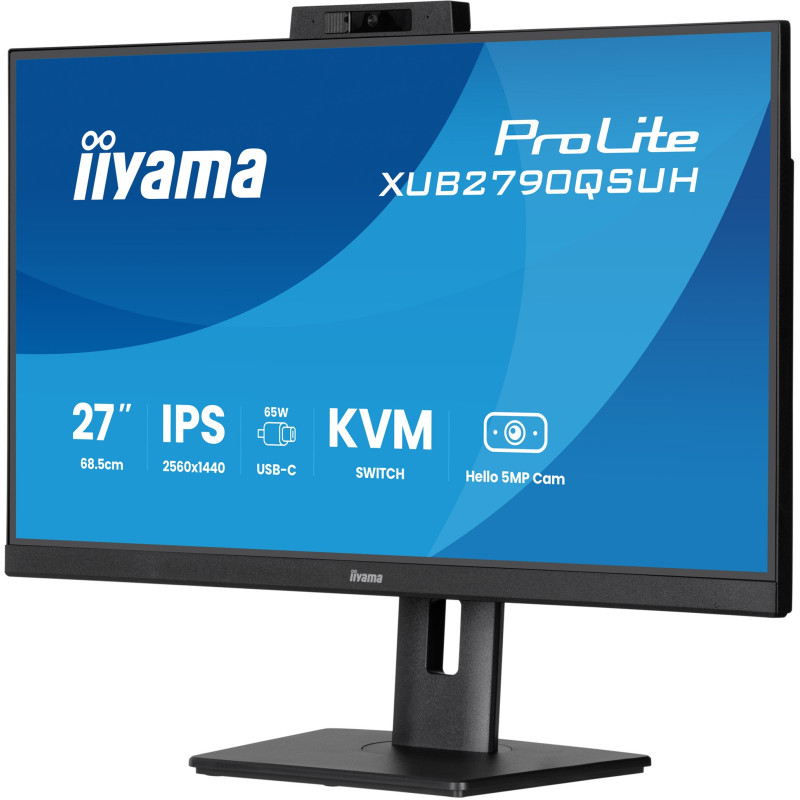 iiyama ProLite/XUB2790QSUH-B2/27"/IPS/QHD/100Hz/0,4ms/Čierna/3R