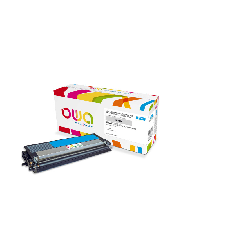 OWA Armor toner kompatibilný s Brother TN-321C, 1500st, modrá/cyan