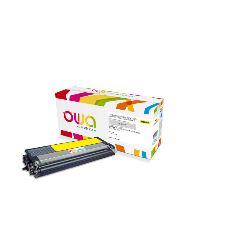 OWA Armor toner kompatibilný s Brother TN-321Y, 1500st, žltá/yellow
