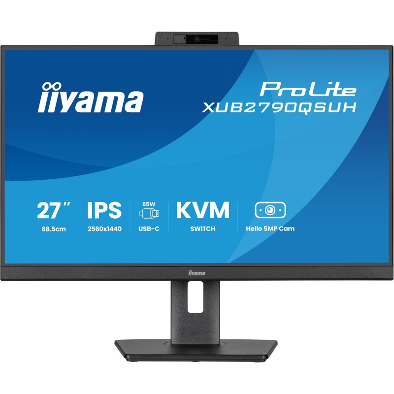 iiyama ProLite/XUB2790QSUH-B2/27"/IPS/QHD/100Hz/0,4ms/Čierna/3R