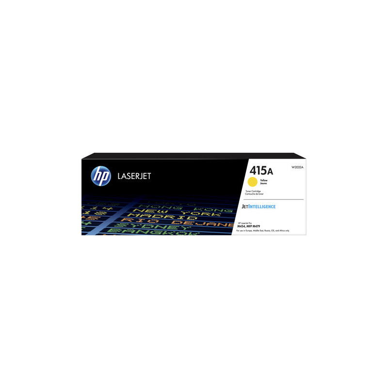 HP 415A Yellow LaserJet Toner Cartridge, W2032A