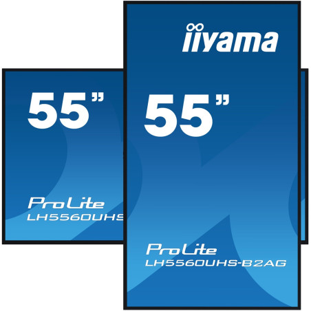 55" iiyama LH5560UHS-B2AG: VA, 4K UHD, Andr.11,24/7