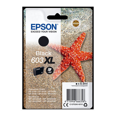 EPSON siglepack, Black 603XL