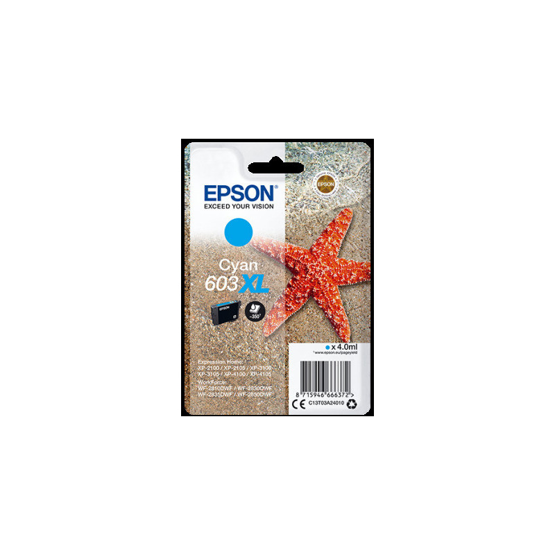 EPSON siglepack, Cyan 603XL