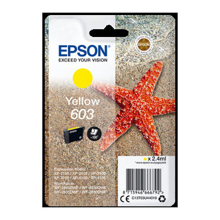 Epson singlepack, Yellow 603