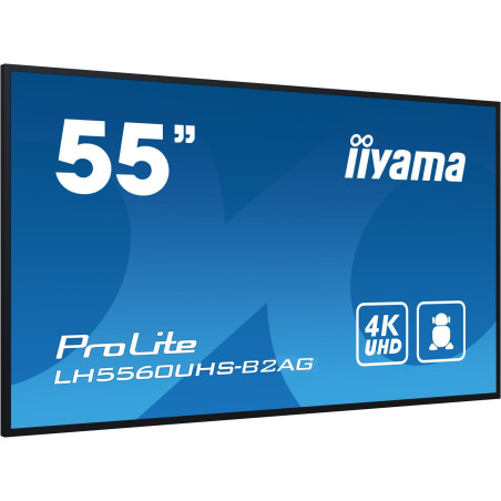 55" iiyama LH5560UHS-B2AG: VA, 4K UHD, Andr.11,24/7