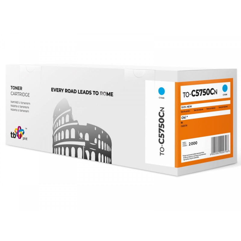 Toner TB kompatibilný s C5750 TO-C5750CN CY 100%, new