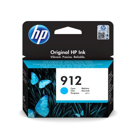 HP 912 ink. azúrová 3YL77AE