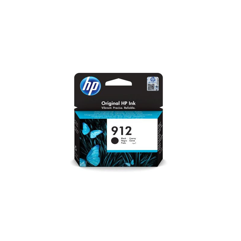HP 912 ink. čierna 3YL80AE
