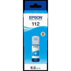 Epson 112 EcoTank Pigment Cyan ink bottle