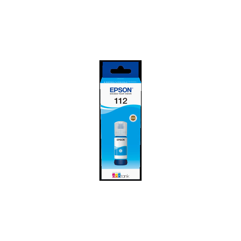Epson 112 EcoTank Pigment Cyan ink bottle