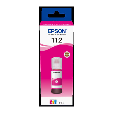 Epson 112 EcoTank Pigment Magenta ink bottle
