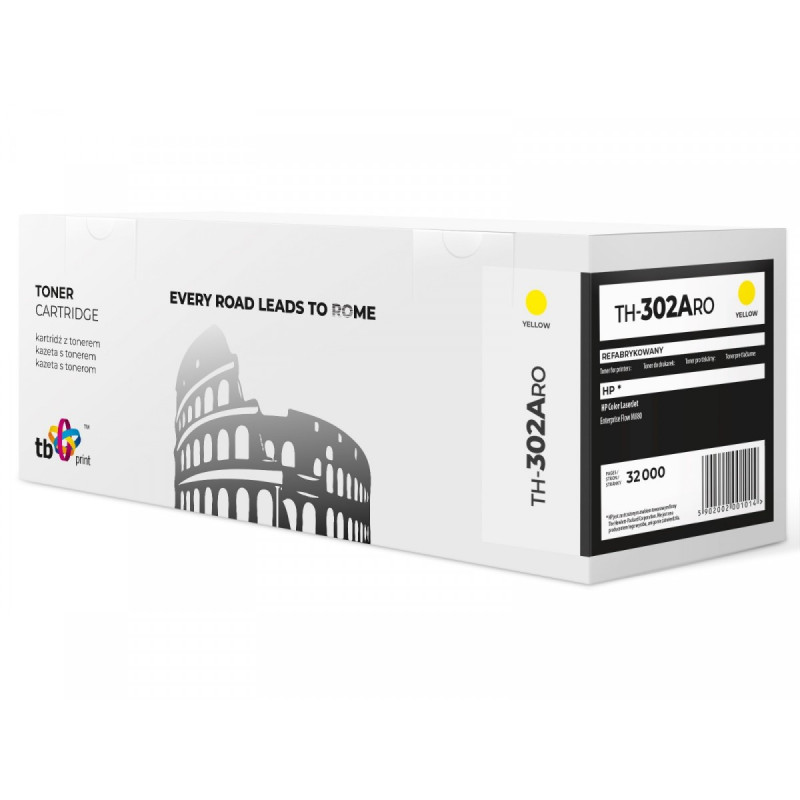 Toner TB kompatibilný s HP M880 CF300A, Žltá, reman.