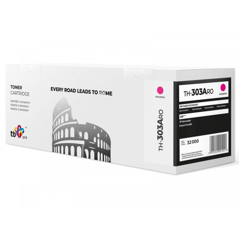 Toner TB kompatibilný HP M880 CF303A, Magenta, reman.