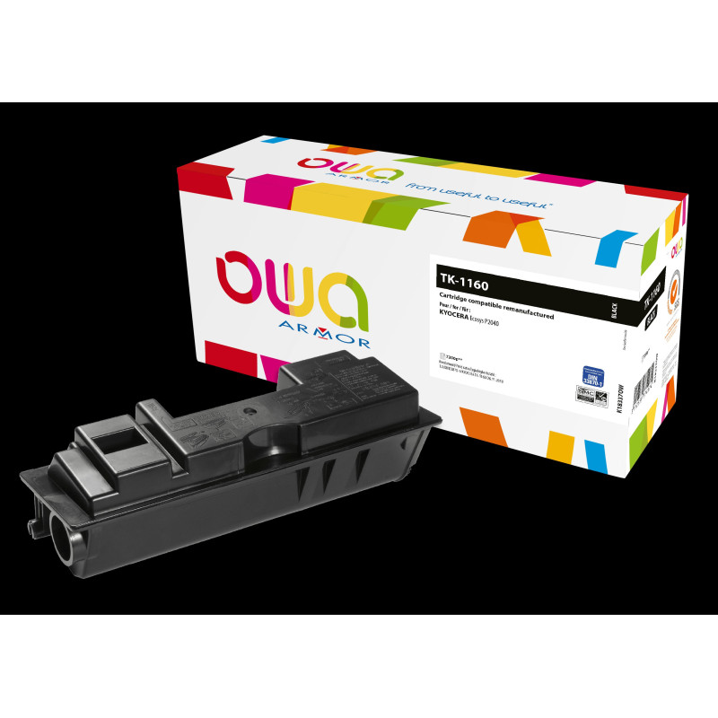 OWA Armor toner kompatibilný s KYOCERA TK1160, čierna/black