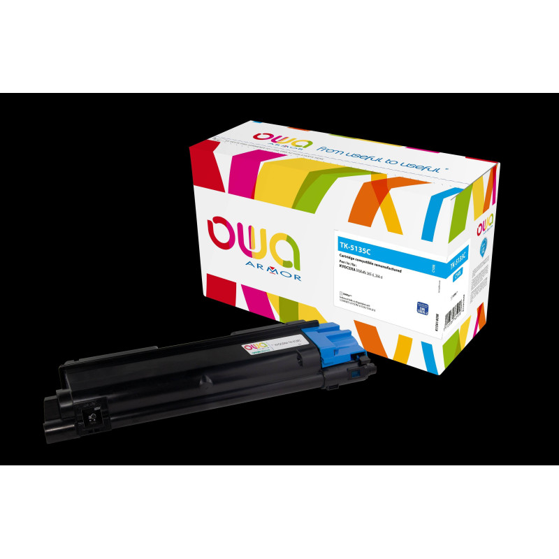 OWA Armor toner kompatibilný s Kyocera TK-5135C, 5000st, modrá/cyan