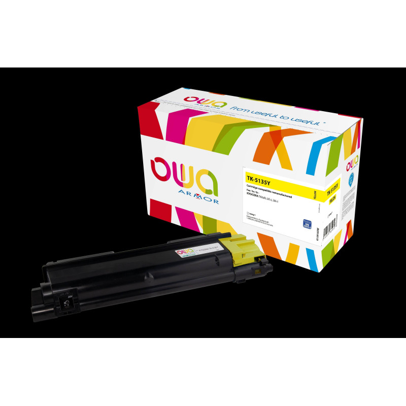 OWA Armor toner kompatibilný s Kyocera TK-5135Y, 5000st, žltá/yellow