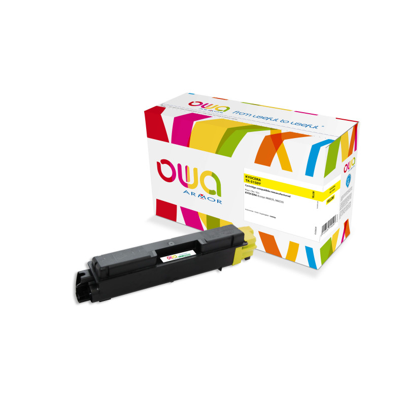 OWA Armor toner kompatibilný s Kyocera TK-5150Y, 10000st, žltá/yellow