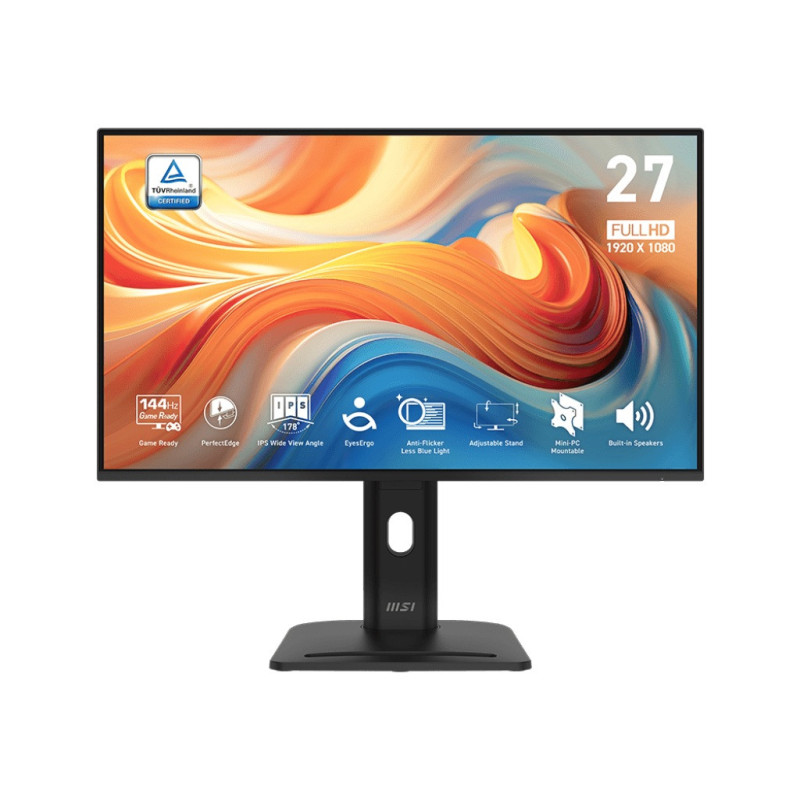 MSI Pro/MP275PG E14/27"/IPS/FHD/144Hz/1ms/Čierna/2R