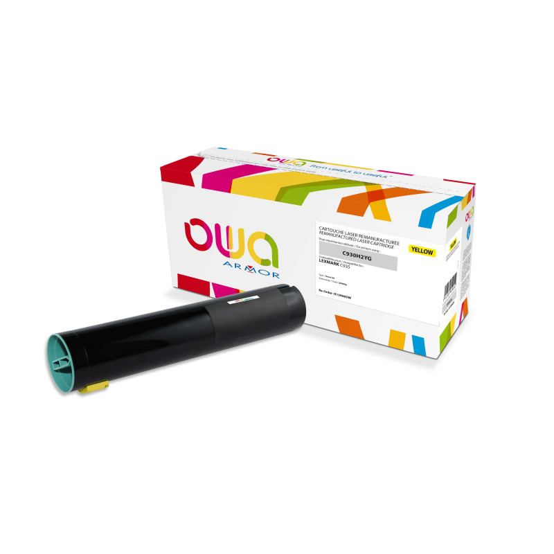 OWA Armor toner kompatibilný s Lexmark C930H2YG, 24000st, žltá/yellow