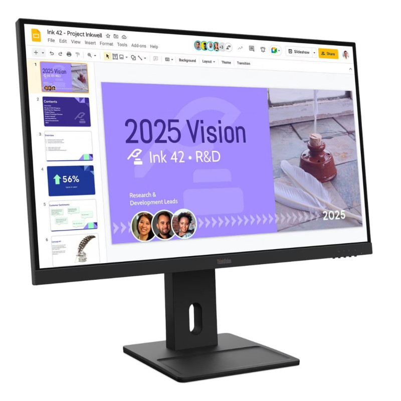 Lenovo ThinkVision/E27Q-40/27"/IPS/QHD/100Hz/6ms/Čierna/3R